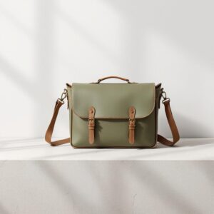 Crafted Heritage Leather Messenger Bag